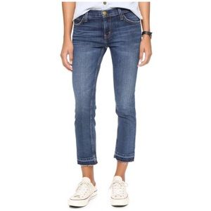 Current Elliott Dark Wash Cropped Jeans